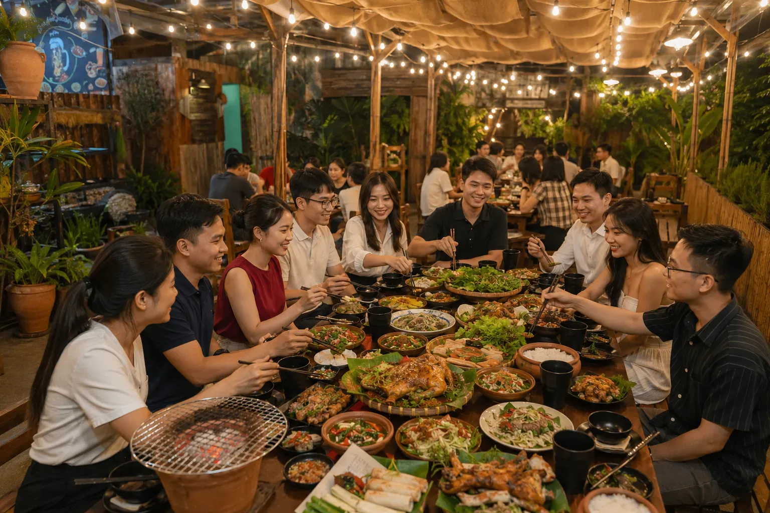 CƠM ĐỒNG BÀO BẢN (Bản Garden)