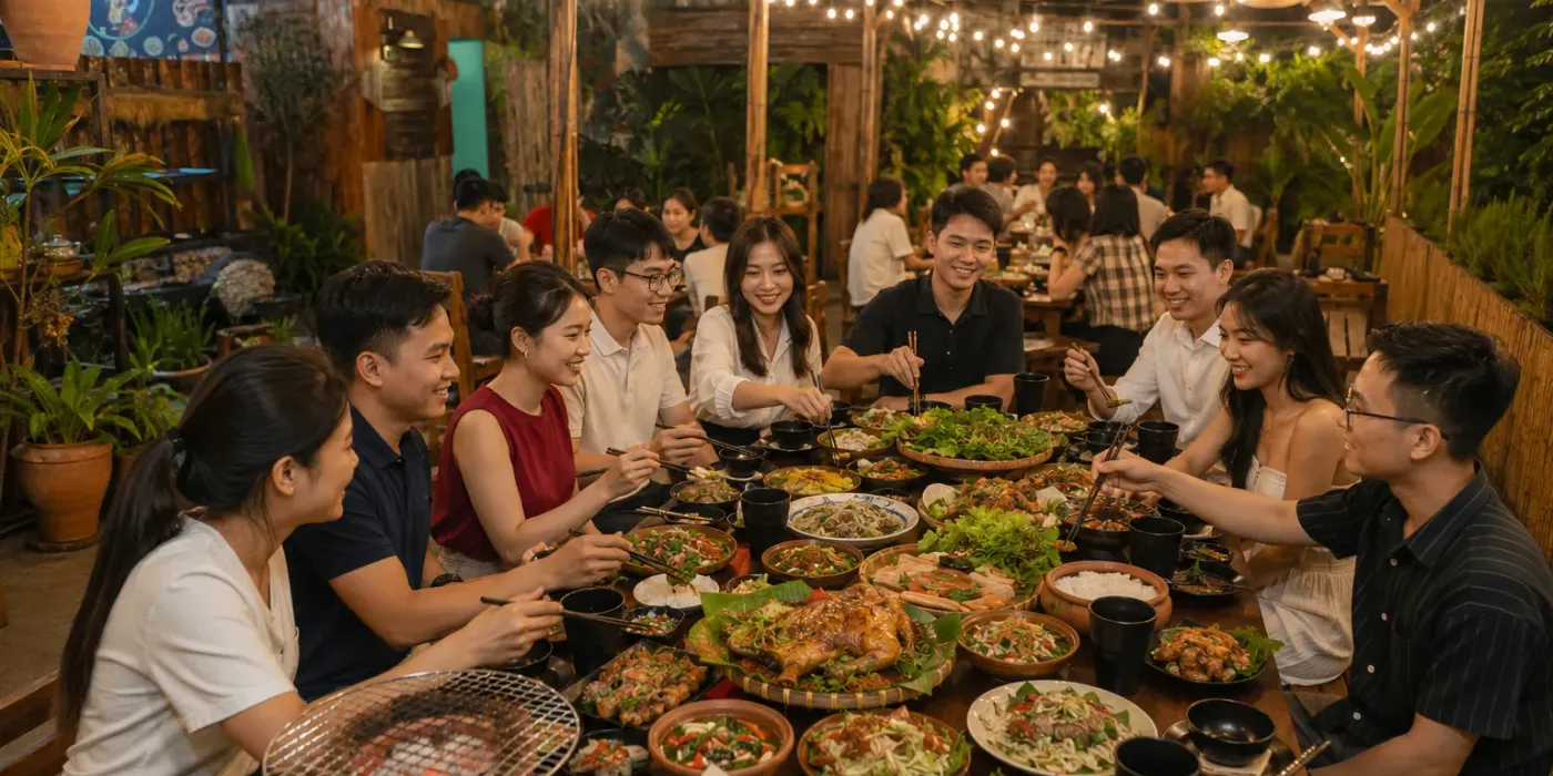 CƠM ĐỒNG BÀO BẢN (Bản Garden)